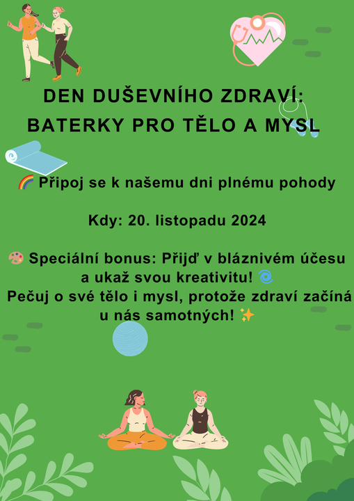 Baterky pro tělo a mysl a Den bláznivých účesů!